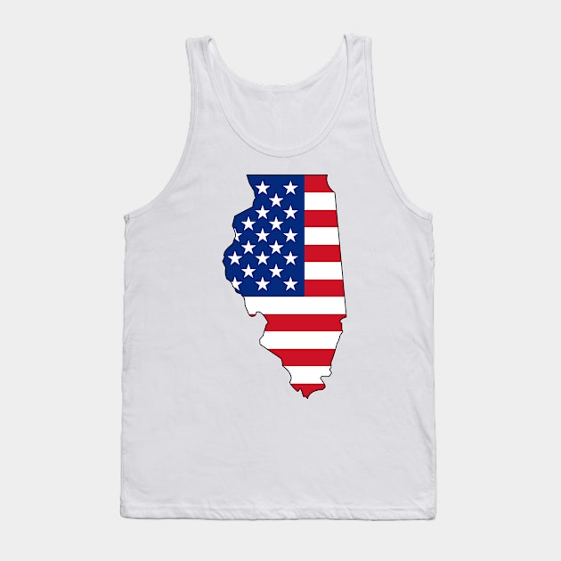 Illinois USA Tank Top by somekindofguru